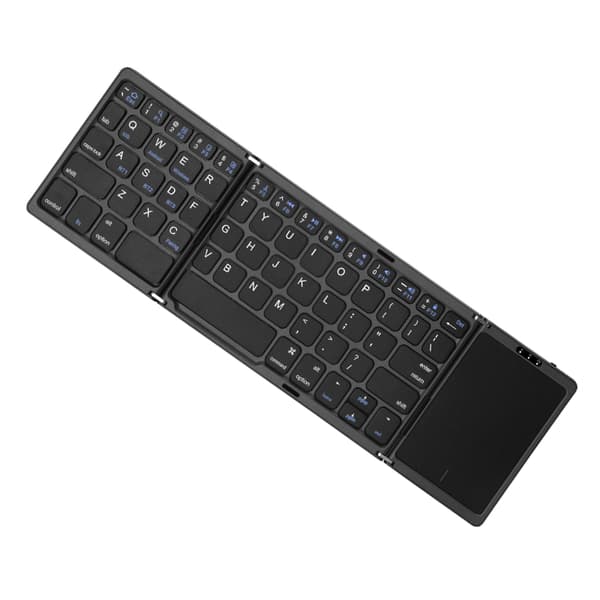 INF Tri-Foldbart Trådløst Tastatur for Multi-System Enheter