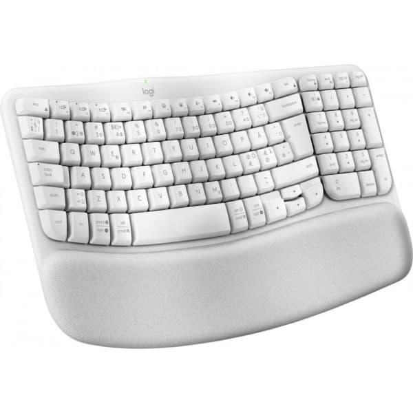 Logitech Wave Keys -langaton näppäimistö, luonnonvalkoinen Valkoinen