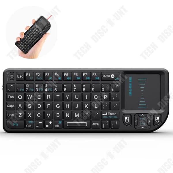 Trådlöst tangentbord - TEKNISK RABATT - TD® Minitangentbord - QWERTY - 2,4 GHz - Multisystem kompatibel