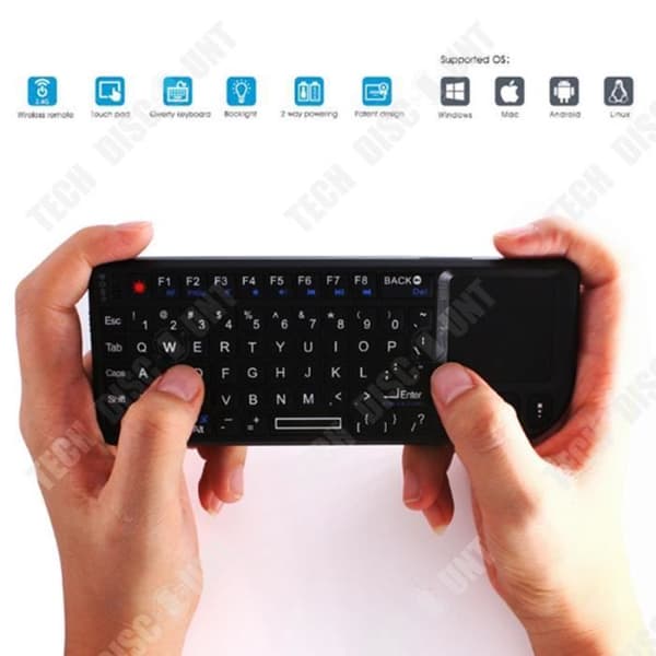 TD® Touch Tangentbord Trådlös Touch Control Vilofunktion