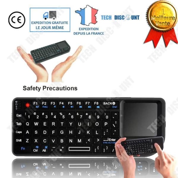 TD® Touch Tangentbord Trådlös Touch Control Vilofunktion
