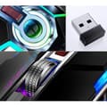 Miniatyrbild 4 av 4: TD® Uppladdningsbar trådlös mus E-sport Gaming RGB-upplyst Silent Mute-mus