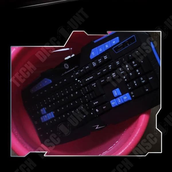 TD® Gaming Mouse Pack Gaming Tangentbord Beständigt material Hög lyhördhet Spela Datortändning Anpassningsbar LED-ljusstyrka