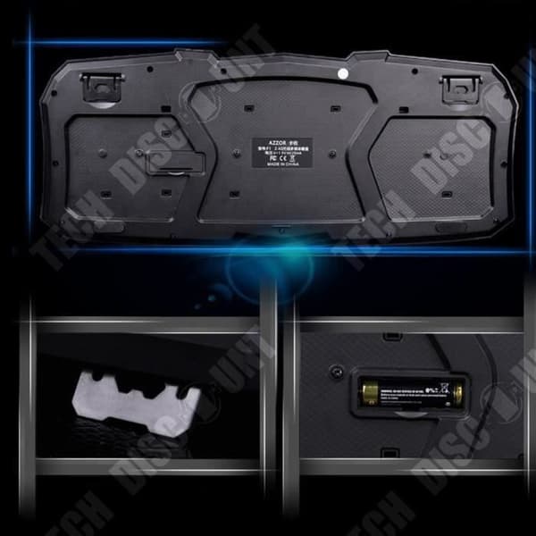 TD® Gaming Mouse Pack Gaming Tangentbord Beständigt material Hög lyhördhet Spela Datortändning Anpassningsbar LED-ljusstyrka