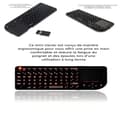 Miniatyrbild 3 av 4: Trådlöst tangentbord - INN® - Mini QWERTY - Färgbelyst - 76 tangenter - Ergonomisk design