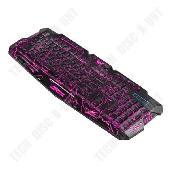 TD® LED Gaming 2.4G trådbundet tangentbord och datormus Gamer Multimedia Mouse 305 Cool Lighting Super Typing Feeling