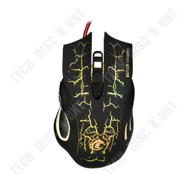 TD® LED Gaming 2.4G trådbundet tangentbord och datormus Gamer Multimedia Mouse 305 Cool Lighting Super Typing Feeling