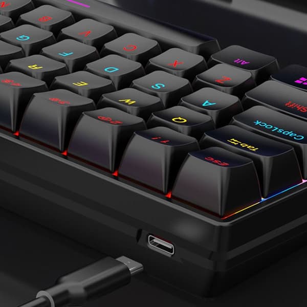 Mechaniskt Tangentbord - INN® - QWERTY - 104 Tangenter - Trådlös - Belyst