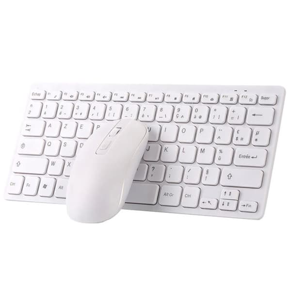 Trådlös mus Tangentbord Set Bärbar stationär dator Mus Mini Receiver En Mus Två Dra
