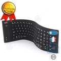 Miniatyrbild 1 av 4: INN® Silicon Keyboard Silica Gel USB 108 Keys Folding Bluetooth Trådlöst vattentätt tangentbord