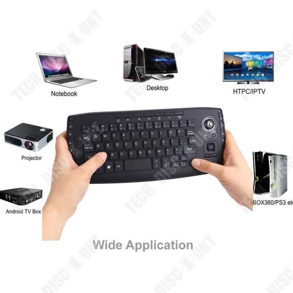 TD® Mini 2.4G trådlöst tangentbord och mus för kontorsspel, lätt och bekvämt, 2 i 1 tangentbord och muskombination