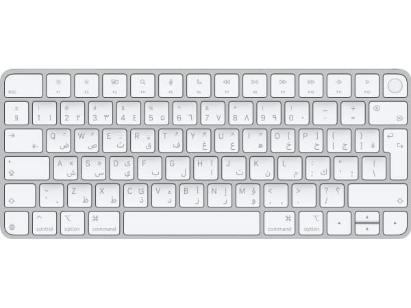 Apple Magic Keyboard with Touch ID - Tangentbord - USB-C - trådlös - Bluetooth - QWERTY - arabiska/engelska