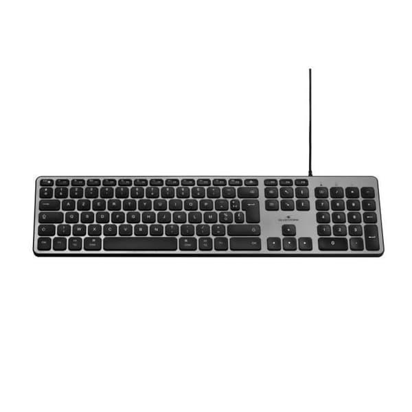 Trådbundet tangentbord - Bluestork - KB Mac - Azerty - Mac-kompatibelt - Svart