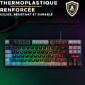 Miniatyrbild 6 av 7: Clavier Gamer - The G-Lab - KEYZ CAESIUM - RGB - Svart &amp; grå - TKL
