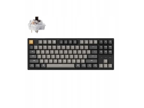 Keychron - C1 Pro QMK/VIA Wired Mechanical Keyboard - Programowalna Klawiatura Mechaniczna RGB Brown Keychron K Pro Hot-Swap