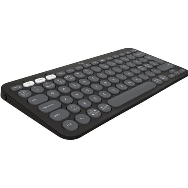 Klaviatur - Logitech - Pebble Keys 2 K380s - QWERTY Pan Nordisk - Bluetooth - Grafit