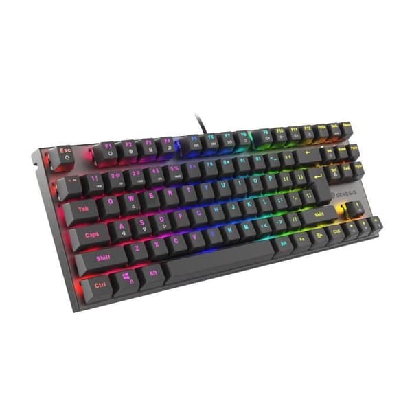 GENESIS THOR 303 TKL, MEKANISKA SPELKANGENTBORD, RGB LED LJUS, US, B