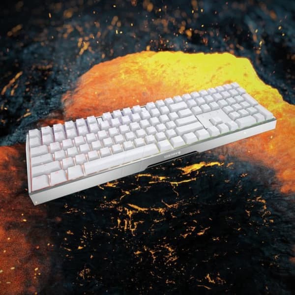 Spelklaviatur - CHERRY - MX BOARD 3.0S - RGB - USB - MX RED - Vit