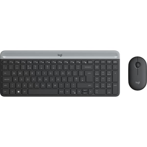 Logitech MK470 trådlöst RF-tangentbord QWERTY Italienska Grafit