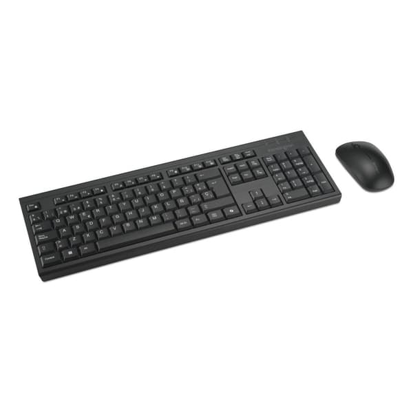Tastatur og mus Kensington K75560ES Sort Spansk QWERTY Sort