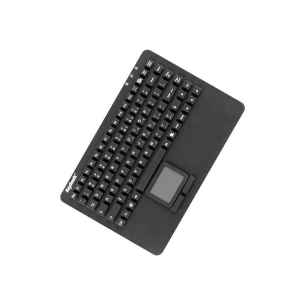 Keysonic KSK-5230 IN Tangentbord med pekplatta USB US vit och svart Svart
