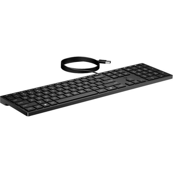 Tangentbord - HP - 320K - Mekanisk - Trådbunden - USB - Svart