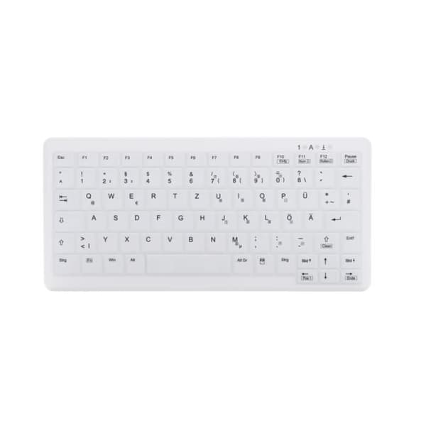 Klaviaturer - Trådlös CHERRY AK-C4110F-FUS-W/GE Active Key Trådlöst Tangentbord (GE) Vit