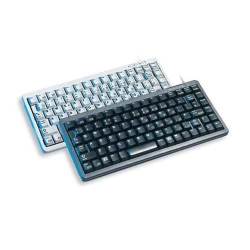 CHERRY Kompakt tangentbord G84-4100, ljusgrå, CH, USB + PS-2, Grå