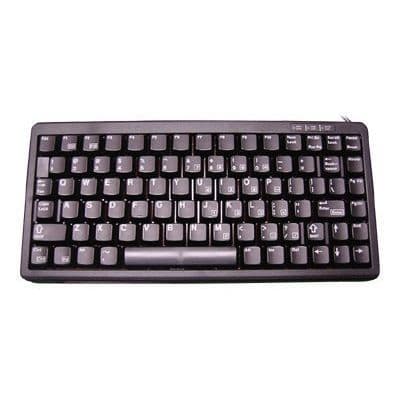 Clavier Cherry Compact-Tangentbord G84-4100 - PS/2, USB - Svart - Belgien
