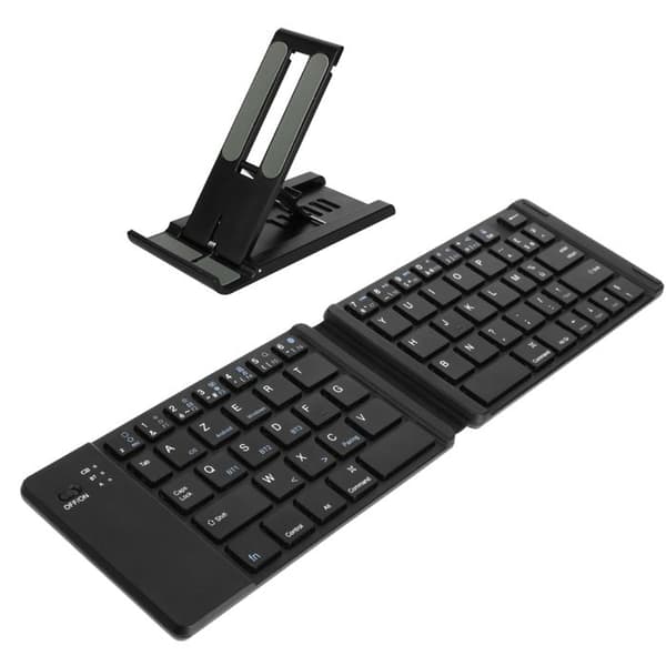 Bluetooth-tangentbord AZERTY, Android, iOS och Windows, stöd ingår