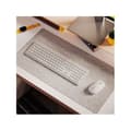 Miniatyrbild 3 av 3: Trådlöst AZERTY-tangentbord med uppladdningsbart USB-C, Echelon-modell och trådlös mus A-Logic i vitt
