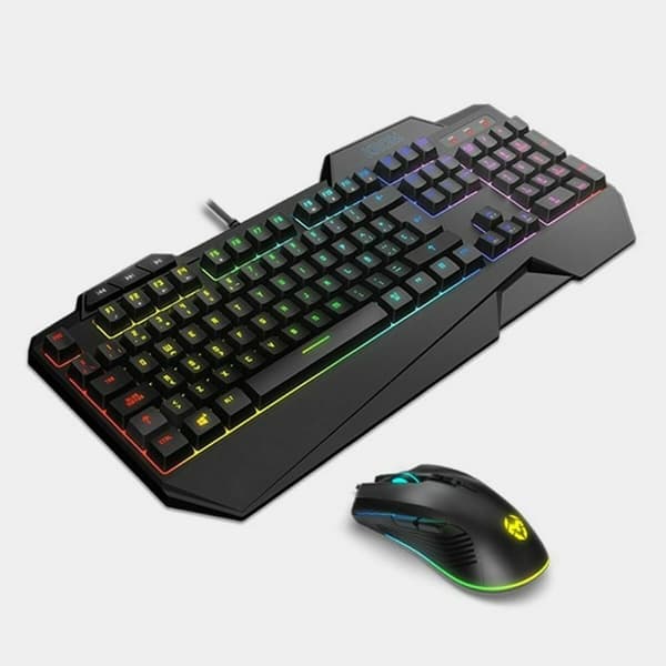 Gaming-tastatur og -mus Krom NXKROMKRSHRSP Sort
