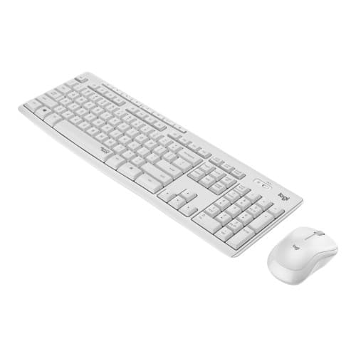 Logitech MK295 Silent - sats med tangentbord och mus - USA, internationellt - offwhite Inmatningsenhet