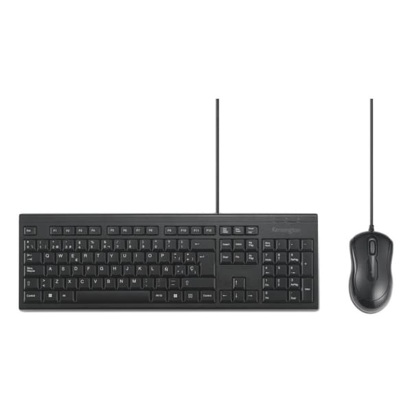 Tangentbord och Mus Kensington KM100 Svart spanska QWERTY