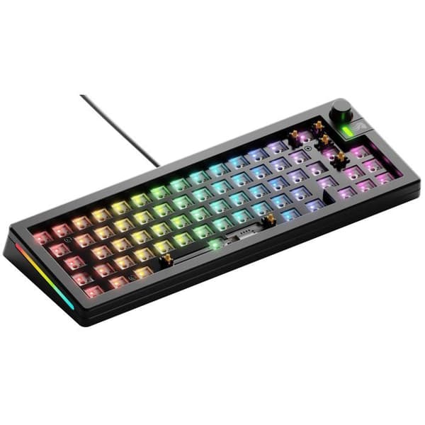 Gaming Tangentbord - GLORIOUS PC GAMING RACE - GMMK 3 - Mekanisk 65% - Modulkontakter - Hot Swap 5 nålar Svart