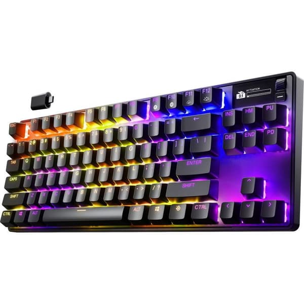 SteelSeries Apex Pro TKL Wireless Gen 3 - HyperMagnetic Gaming Tangentbord - OmniPoint 3.0 Tillbehör - Justerbar Aktivering