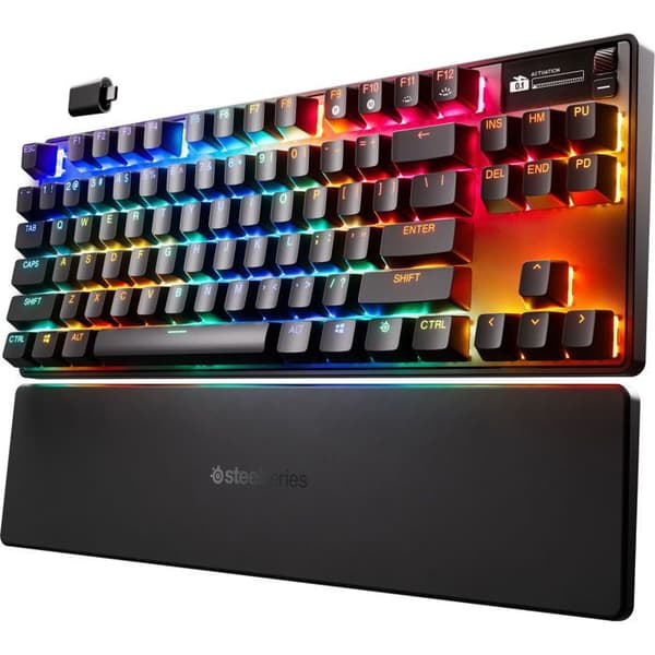 SteelSeries Apex Pro TKL Wireless Gen 3 - HyperMagnetic Gaming Tangentbord - OmniPoint 3.0 Tillbehör - Justerbar Aktivering