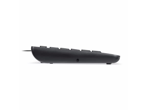 Perixx PERIBOARD-513, Kabel, USB, QWERTY, Svart