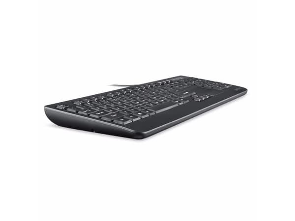 Perixx PERIBOARD-513, Kabel, USB, QWERTY, Svart