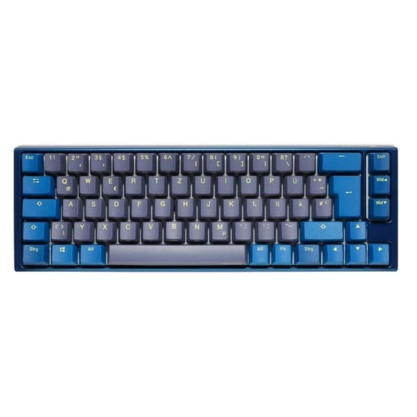Spelmekaniskt Tangentbord - DUCKY - One 3 Daybreak SF - 65% - Tysk Layout - Cherry MX Black Brytare Svart, Blå