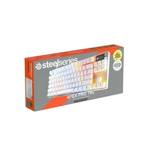 Gamingtangentbord - Apex Pro TKL Gen 3 - Steelseries - Vit