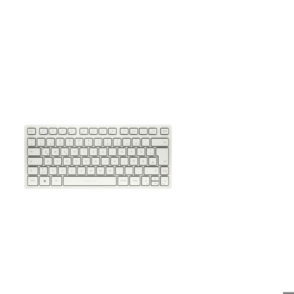 Tangentbord - CHERRY - KW 7100 MINI BT - Bluetooth - QWERTZ - Kompakt och lätt Vit