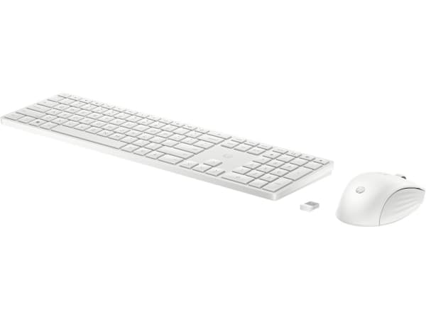 HP 655 Wireless Mouse Keyboard Combo - White - ESTONIAN