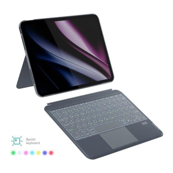 Epico bakgrundsbelyst tangentbordsetui för Apple iPad Pro 11 M4 DE