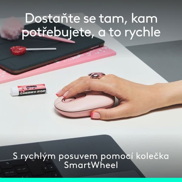 Logitech Pop Icon Combo, Rosé - US INTL