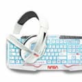 Miniatyrbilde 4 av 7: Tastatur og Mus NASA ANDROMEDA4IN1-W Hvit Flerfarget Spansk Qwerty