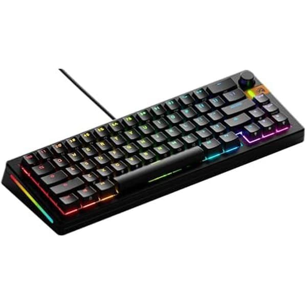 Glorious Gaming GMMK 3 HE: Reaktivt tangentbord, Hall-effekt, 8K pollingfrekvens, MX- och magnetiska switchar (Hot Swap), 65% tangentbord. Svart
