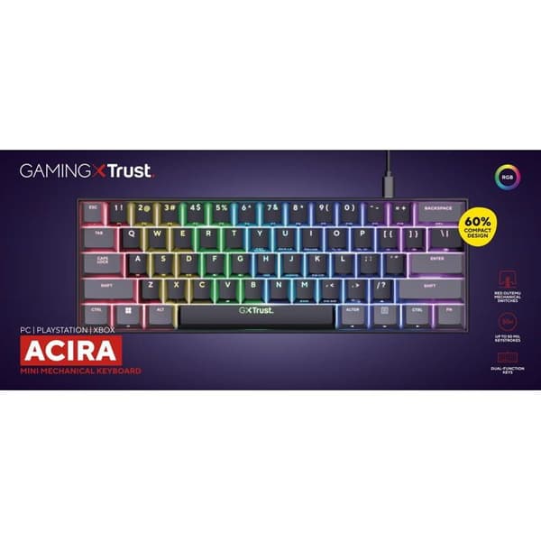 Trust GXT867 Acira 60% RGB - US