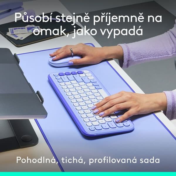 Logitech Pop Icon Combo, Lila - US INTL