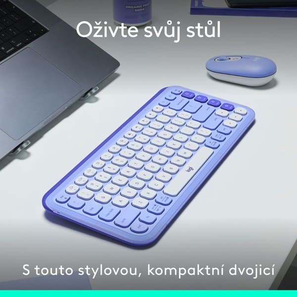 Logitech Pop Icon Combo, Lila - US INTL